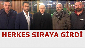 BAHÇELİ DÜZCE'DE MOLA VERDİ