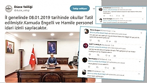 GECİKMELİ KAR TATİLİNE TEPKİ