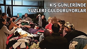 İHTİYAÇ SAHİPLERİNE KIYAFET DAĞITTILAR