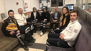 SAĞLIK MÜDÜRÜ'NDEN DARP EDİLEN 112 ACİL EKİBİNE DESTEK