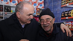 FARUK ÖZLÜ ESNAF ZİYARETİNDE