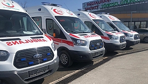 YENİ AMBULANSLAR HİZMETTE