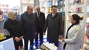 BAKAN PAKDEMİRLİ'DEN ÖZLÜ'YE DESTEK ZİYARETİ