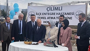 ÇİLİMLİ'YE 25 YATAKLI HASTANE
