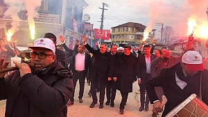 ERDOĞAN BIYIK'A DAVULLU ZURNALI KARŞILAMA