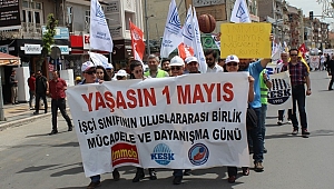 1 MAYIS COŞKUYLA KUTLANDI