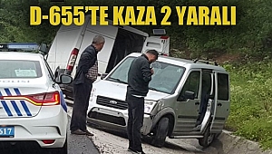 AKÇAKOCA YOLUNDA KAZA: 2 YARALI