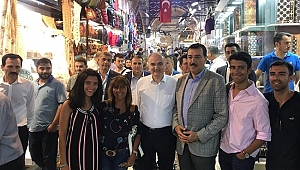 FARUK ÖZLÜ İSTANBUL SEÇİM GEZİSİNDE