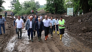KARDÜZ BOŞALDI, SEL OLDU