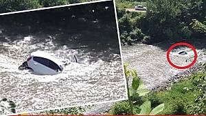 OTOMOBİL MELEN'E UÇTU