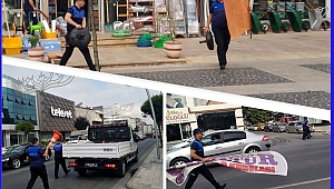 KALDIRIM VE YOL İŞGALİNE İZİN YOK!