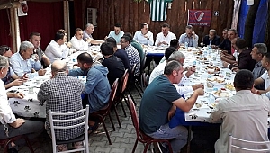 MUHSİN YAVUZ ÇİLİMLİ ESNAFLARIYLA BULUŞTU