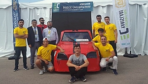 ÖĞRENCİLER OTOMOBİL ÜRETTİ