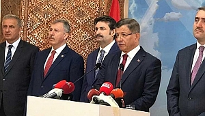 VE DAVUTOĞLU DA AKP'DEN İSTİFA ETTİ