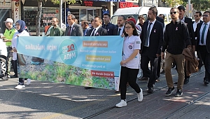 SAĞLIK İÇİN YÜRÜDÜLER