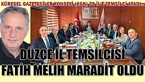 DÜZCE İL TEMSİLCİSİ MARADİT OLDU