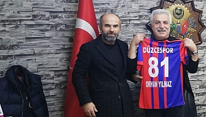ORHAN YILMAZ'DAN DÜZCESPOR'A DESTEK
