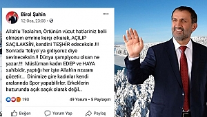BİROL ŞAHİN TEPKİ ÇEKEN PAYLAŞIMI SİLDİ