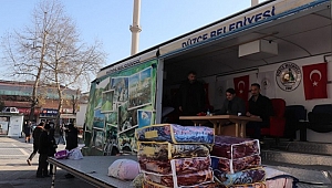DÜZCE'DEN DEPREMZEDELERE YARDIM