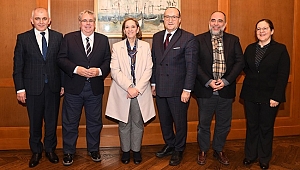 TUNCAY ŞAHİN VE İKV YÖNETİMİ, AP TÜRKİYE RAPORTÖRÜNÜ AĞIRLADI