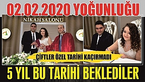 02 02'DE 12 NİKAH