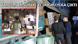 DÜZCE’DEN İDLİB’E YARDIM TIRI