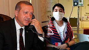 CUMHURBAŞKANI ERDOĞAN EMİRHAN'I ARADI