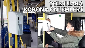OTOBÜSLERE DEZENFEKTAN KUTULARI