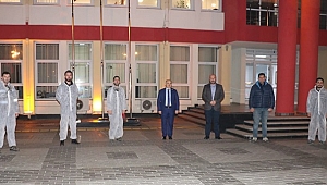 VALİ BELEDİYE EKİPLERİNE TEŞEKKÜR ETTİ