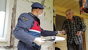 MAAŞLAR VE YARDIMLAR EVLERE KADAR GETİRİLDİ