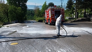 BOĞAZİÇİ'NDE YOLLAR YIKANDI