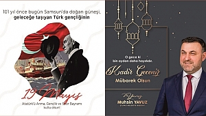 MUHSİN YAVUZ'DAN KUTLAMA