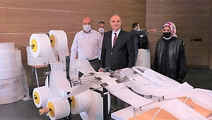 MASKE ÜRETİMİNDE HEDEF 1 MİLYON