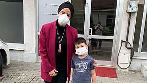 ŞÜKRAN ÖNEY ANAOKULU ÇOCUKLARA ÖZEL MASKE DAĞITTI