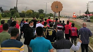 DÜZCESPOR TARAFTARLARI TFF'YE YÜRÜYOR