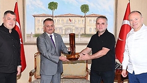 KAPOĞLU VE KELEŞ'TEN ERSİN YAZICI'YA ZİYARET