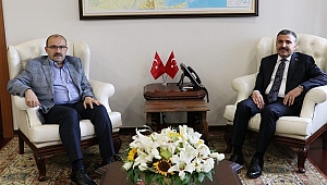 VALİ USTAOĞLU, DÜZCE VALİSİNİ ZİYARET ETTİ
