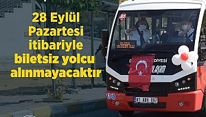OTOBÜSLERE BİLETSİZ YOLCU ALINMIYOR