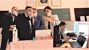 VALİ ATAY CANLI DERSE KATILDI