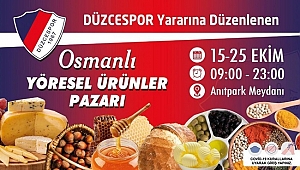 ANITPARK'TA YÖRESEL ÜRÜNLER PAZARI AÇILACAK