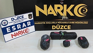 DÜZCE ÜZERİNDE UYUŞTURUCU SEVKİYATI: 2 TUTUKLAMA