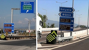 DÜZCE'NİN GÜZELLİKLERİ E-5 VE OTOBAN TABELALARINDA