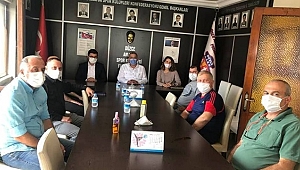 SPOR MÜDÜRÜNDEN ASKF BAŞKANI ERDOĞAN BIYIK'A ZİYARET