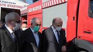 BAHÇEŞEHİR'DE İTFAİYE BİNASI AÇILDI