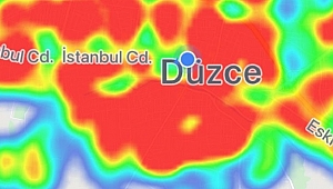 DÜZCE KIPKIRMIZI OLDU, HER YERDE KORONA VAR