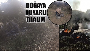 LASTİK YAKTI, CEZADAN KAÇAMADI