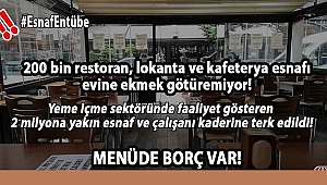 ESNAF ENTÜBE OLDU!
