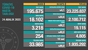 KORONADA SON DURUM: 19 BİN 115 VEFAT