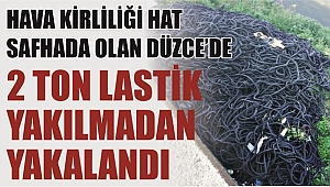 LASTİK YAKMAK İSTEYEN ŞAHISLAR ZABITAYI GÖRÜNCE KAÇTI