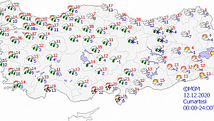METEOROLOJİ YAĞMUR UYARISI YAPTI, CAMİLERDE YAĞMUR DUASI YAPILDI